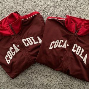 Bundle: Coca-Cola Track Jackets. Women's XL. 1x20 or 2x36 Dollars.